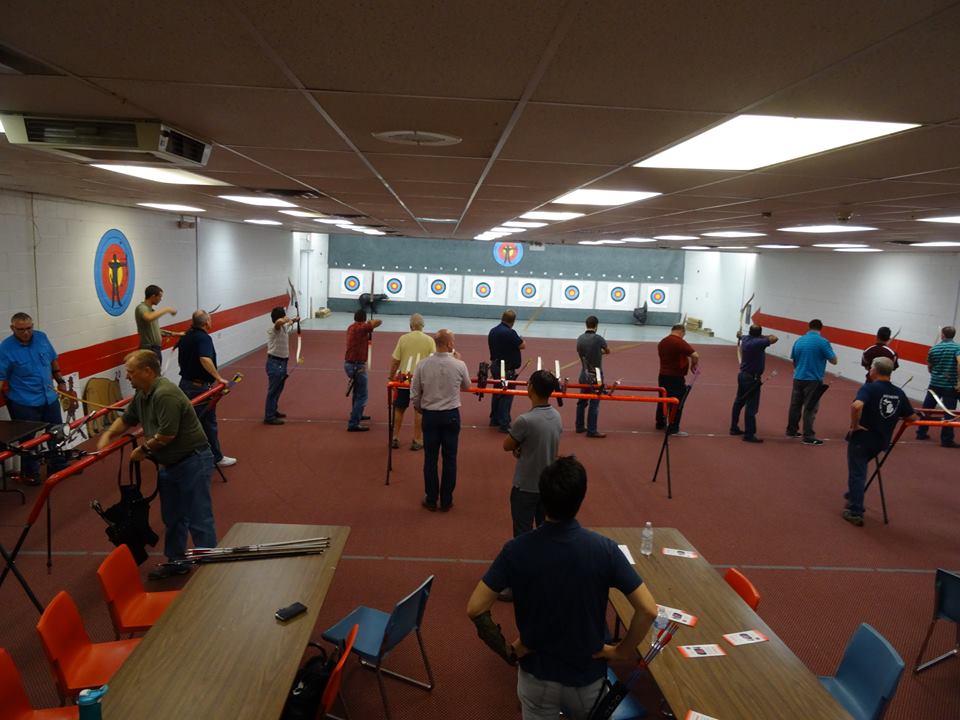 indoor archery range - a fun evening at the range