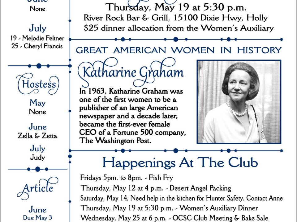 Women's Auxiliary May 2022 Newsletter (002)