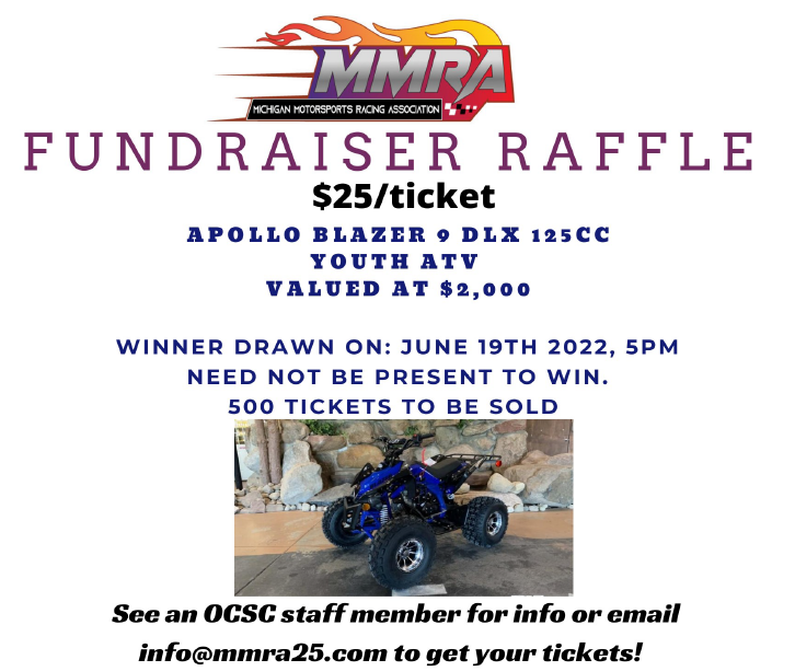 You could win an Apollo Blazer 9 DLX 125cc Youth ATV!!