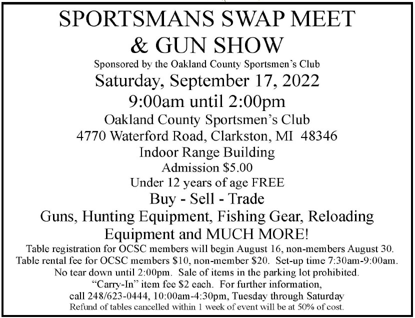 Sportsmans Swap Meet & Gun Show