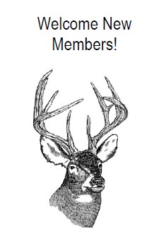 Welcome New Members to the Club!
