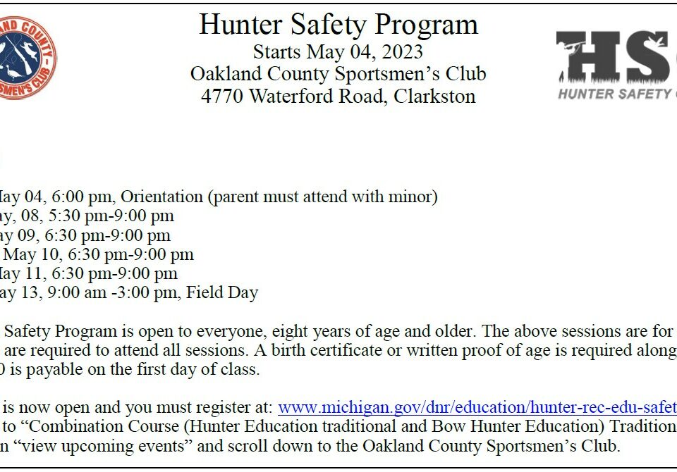 Hunter's Safety Program