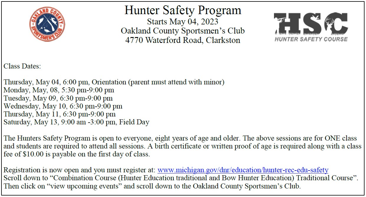 Hunter's Safety Program