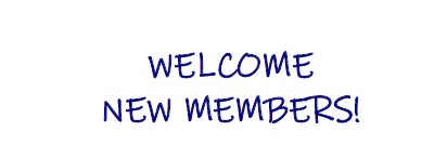 Welcome to our newest members!