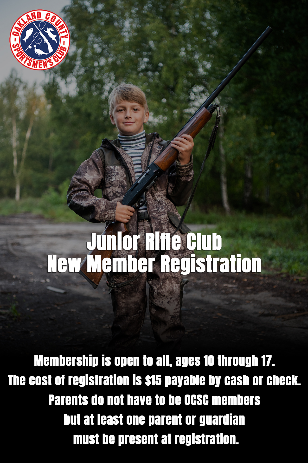 Junior Rifle Club - New Member Registration