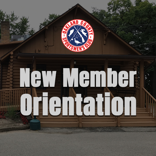 New Member orientation