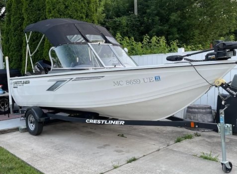 16’9” Crestliner Boat 1 for sale