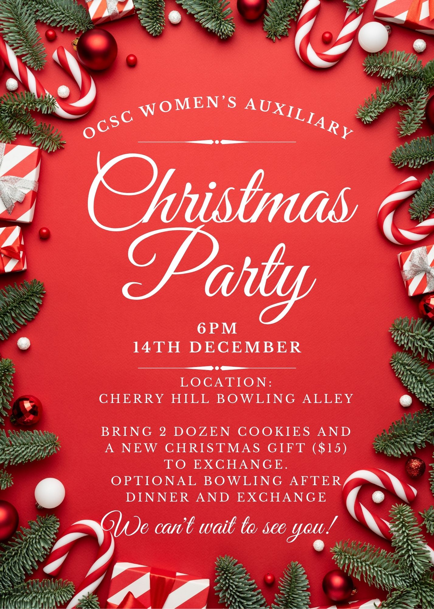 Women's Auxiliary Christmas Party