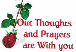 our thoughts and prayers are with you