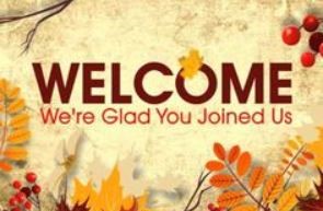 Welcome New Members